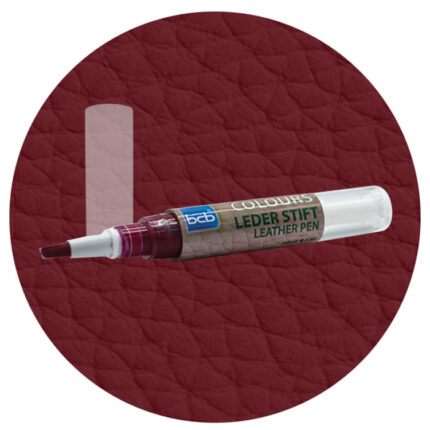 Lederstift in RAL 3005 Weinrot