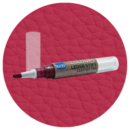 Lederstift in RAL 3027 Himbeerrot