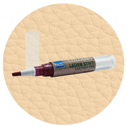Lederstift in RAL 1014 Elfenbein