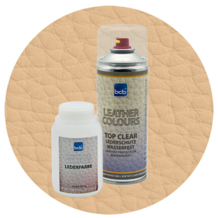 Lederfarbe 250ml mit TopClear in RAL 1000 Grünbeige