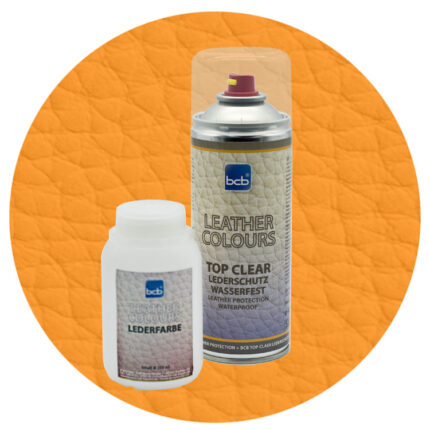 Lederfarbe 250ml mit TopClear in RAL 1037 Sonnengelb