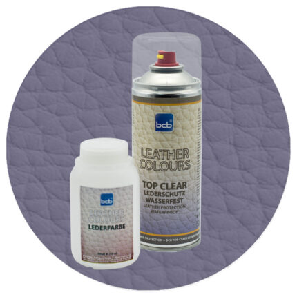Lederfarbe 250ml mit TopClear in RAL 4012 Perlbrombeer