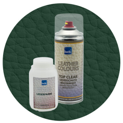 Lederfarbe 250ml mit TopClear in RAL 6020 Chromoxidgrün