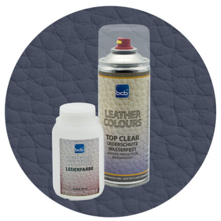 Lederfarbe 250ml mit TopClear in RAL 7015 Schiefergrau