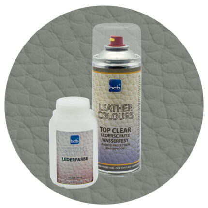 Lederfarbe 250ml mit TopClear in RAL 7023 Betongrau
