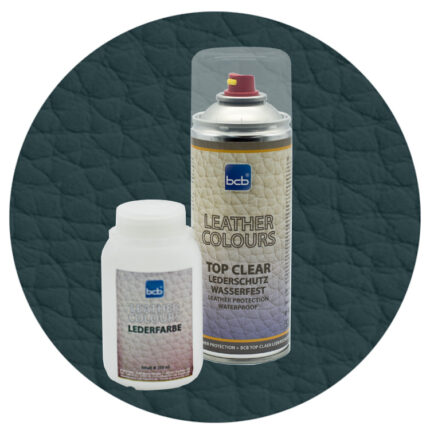 Lederfarbe 250ml mit TopClear in RAL 7026 Granitgrau