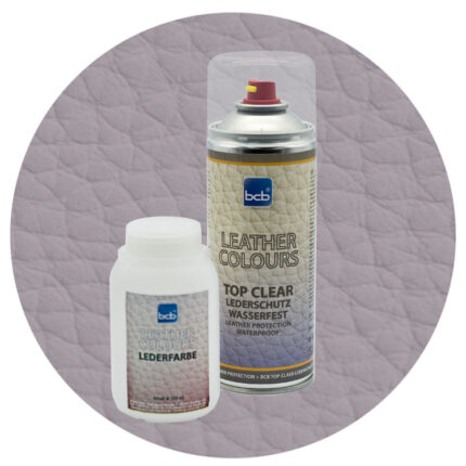 Lederfarbe 250ml mit TopClear in RAL 7036 Platingrau
