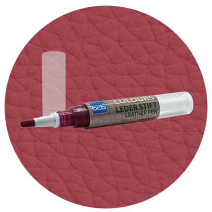 Lederstift in RAL 3032 Perlrubinrot