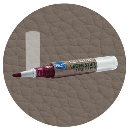 Lederstift in RAL 7006 Beigegrau