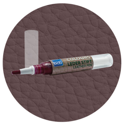 Lederstift in RAL 8019 Graubraun