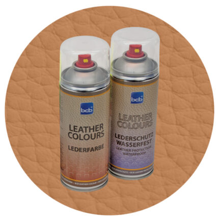 Lederspray mit TopClear in RAL 1011 Braunbeige