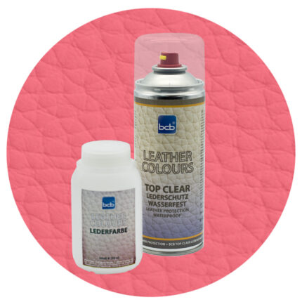 Lederfarbe 250ml mit TopClear in RAL 3014 Altrosa