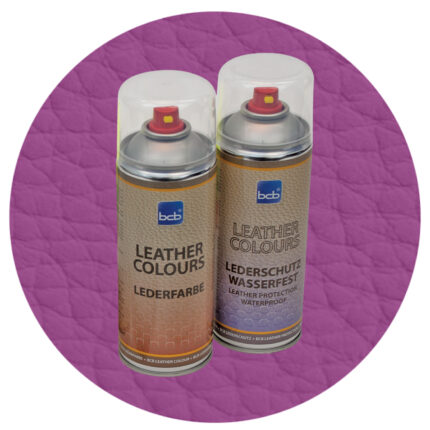 Lederspray mit TopClear in RAL 4001 Rotlila