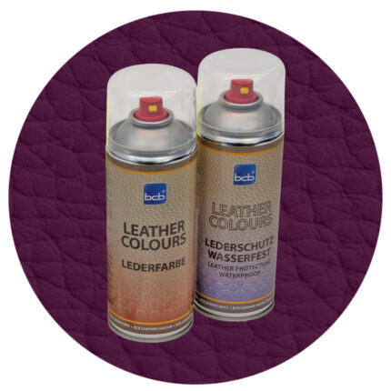 Lederspray mit TopClear in RAL 4007 Purpurviolett