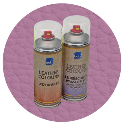 Lederspray mit TopClear in RAL 4009 Pastellviolett