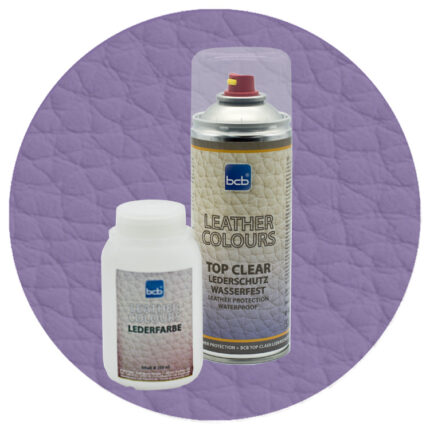 Lederfarbe 250ml mit TopClear in RAL 4011 Perlviolett