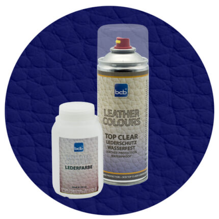Lederfarbe 250ml mit TopClear in RAL 5022 Nachtblau