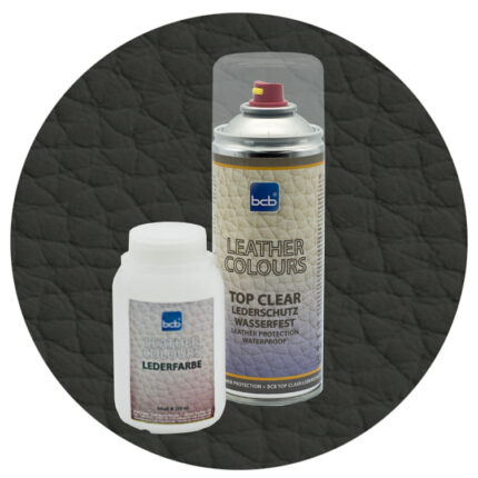 Lederfarbe 250ml mit TopClear in RAL 6015 Schwarzoliv