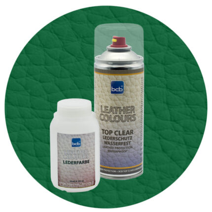 Lederfarbe 250ml mit TopClear in RAL 6026 Opalgrün