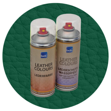 Lederspray mit TopClear in RAL 6028 Kieferngrün