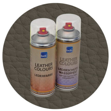 Lederspray mit TopClear in RAL 7013 Braungrau