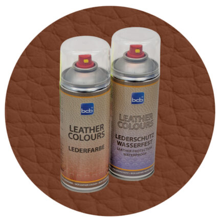Lederspray mit TopClear in RAL 8007 Rehbraun