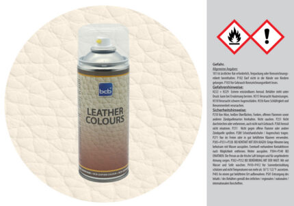 Lederspray Nachkaufartikel für RAL 1013 Perlweiss