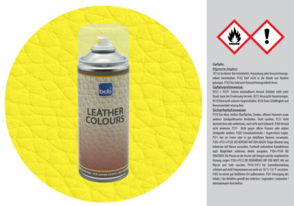 Lederspray Nachkaufartikel für RAL 1016 Schwefelgelb