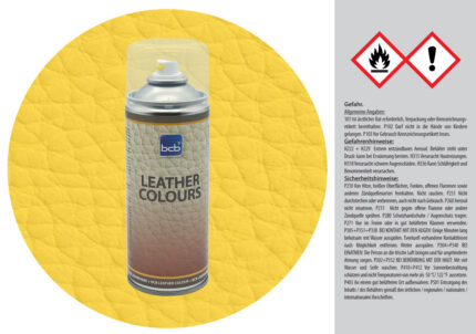Lederspray Nachkaufartikel für RAL 1018 Zinkgelb