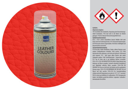 Lederspray Nachkaufartikel für RAL 2002 Blutorange