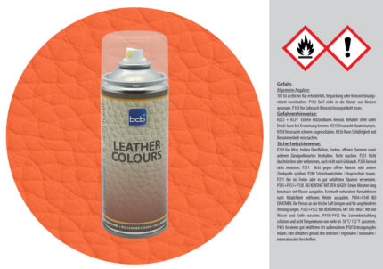 Lederspray Nachkaufartikel für RAL 2003 Pastellorange