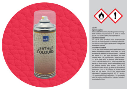 Lederspray Nachkaufartikel für RAL 3018 Erdbeerrot