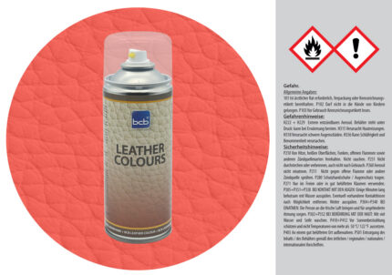 Lederspray Nachkaufartikel für RAL 3022 Lachsrot
