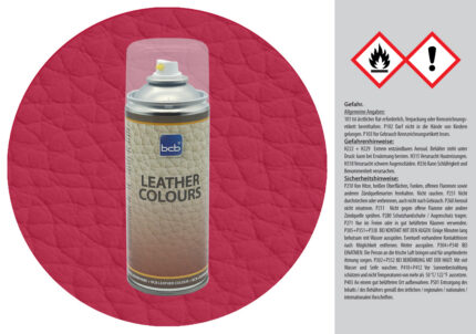 Lederspray Nachkaufartikel für RAL 3027 Himbeerrot