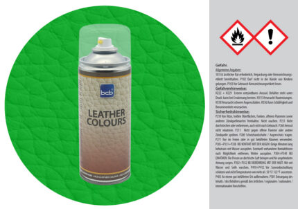 Lederspray Nachkaufartikel für RAL 6018 Gelbgrün